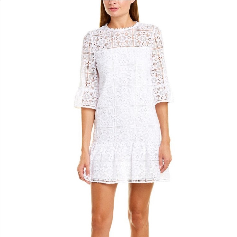 NWT Kate Spade New York Shift Dress in White XS
